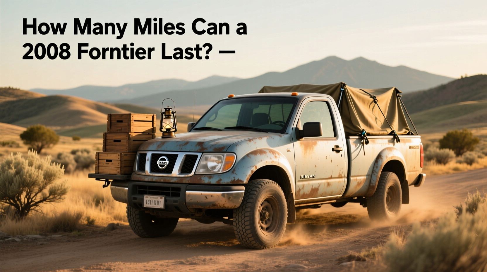 2008 Nissan Frontier pickup truck, similar to 2007 model