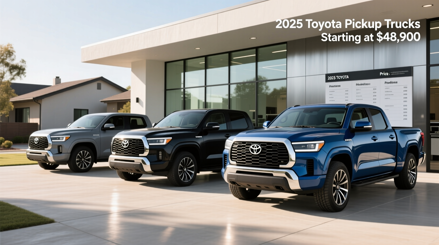 2025 Toyota Pickup Trucks Price Guide