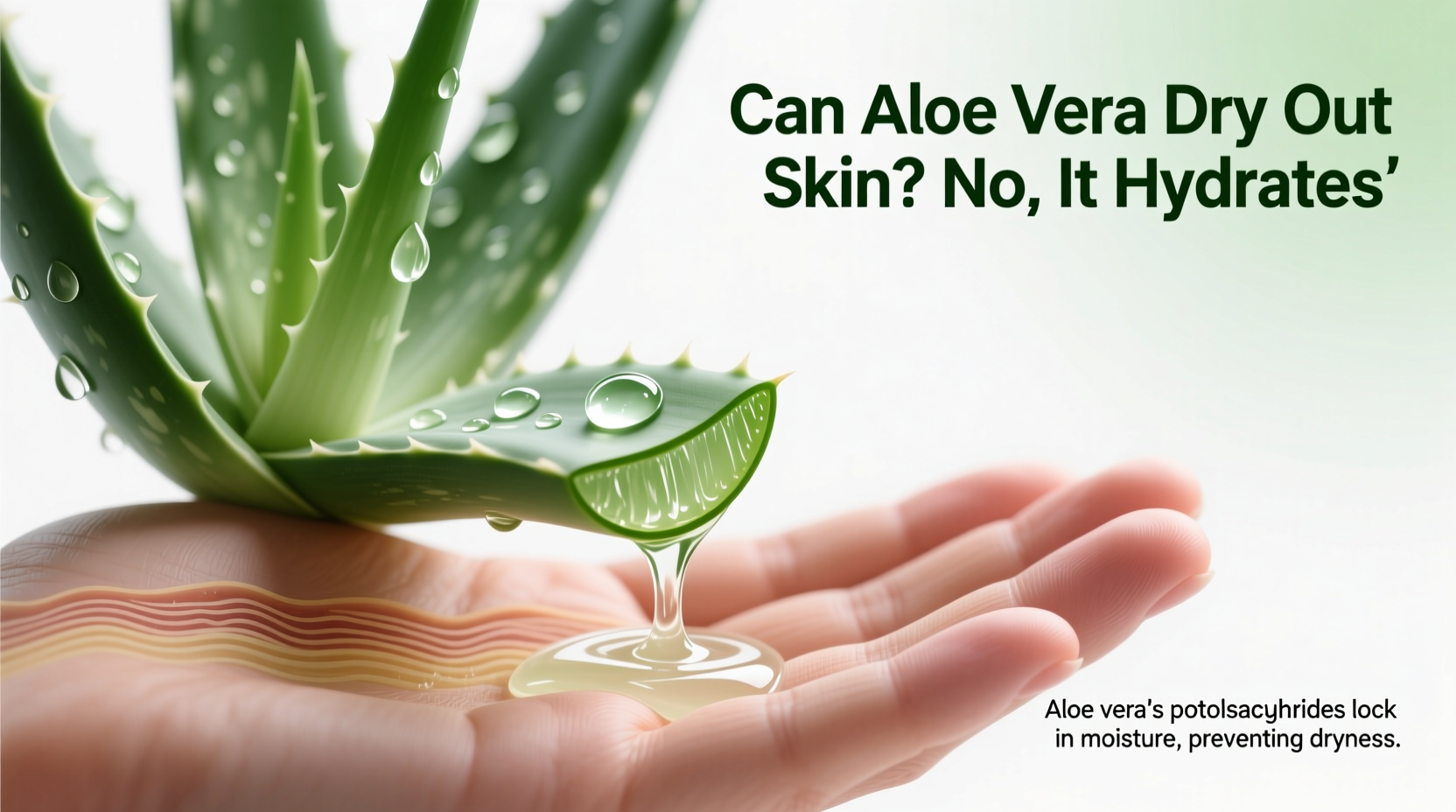 can aloe vera dry out skin