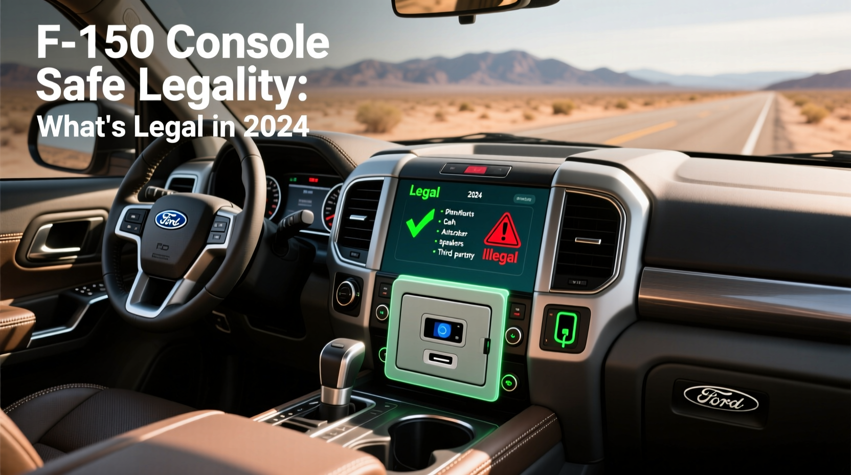 F-150 Console Safe Legality: What's Legal in 2024