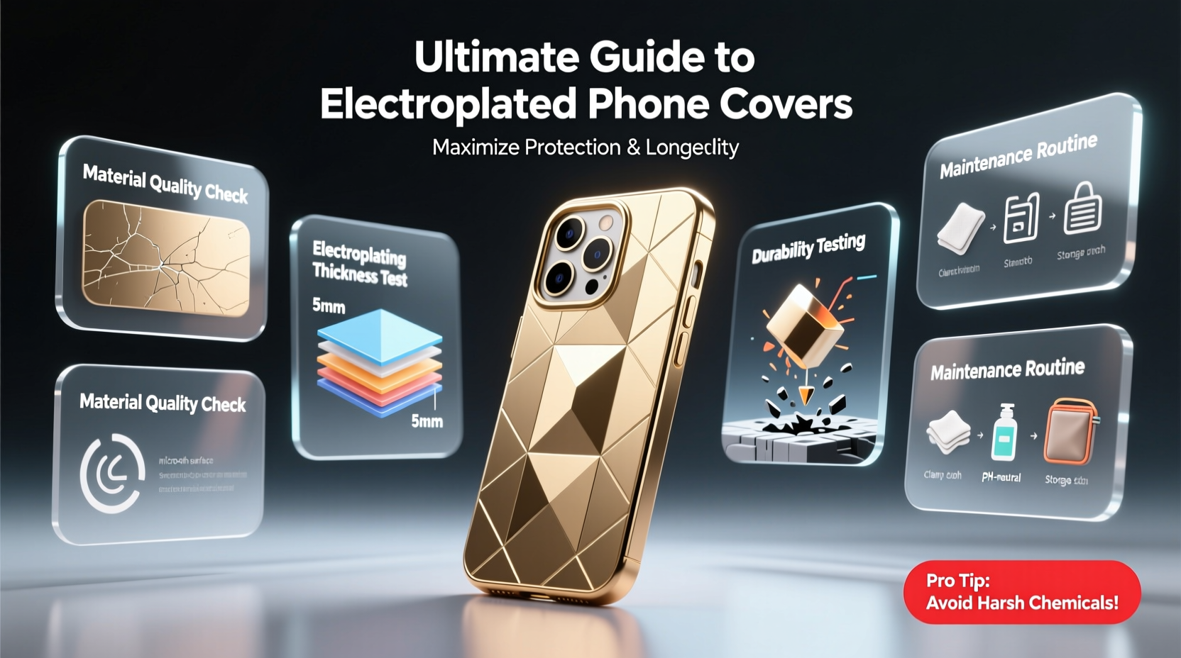 ultimate guide to choosing and maintaining electroplated phone covers for maximum protection