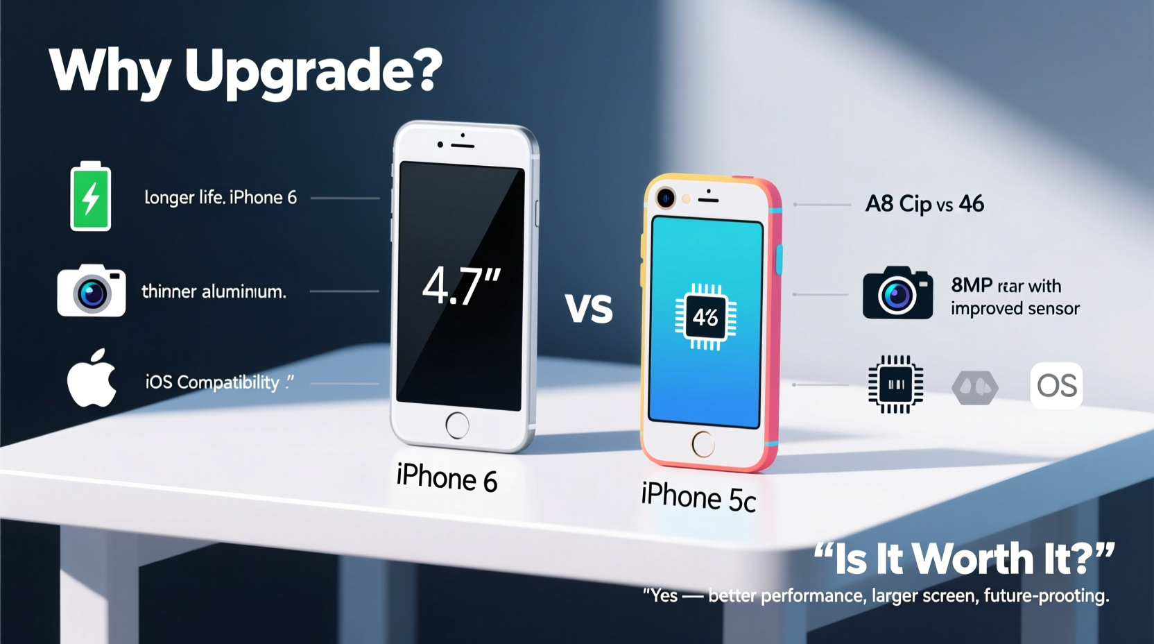 iphone 6 vs 5c what are people upgrading for and is it actually worth it