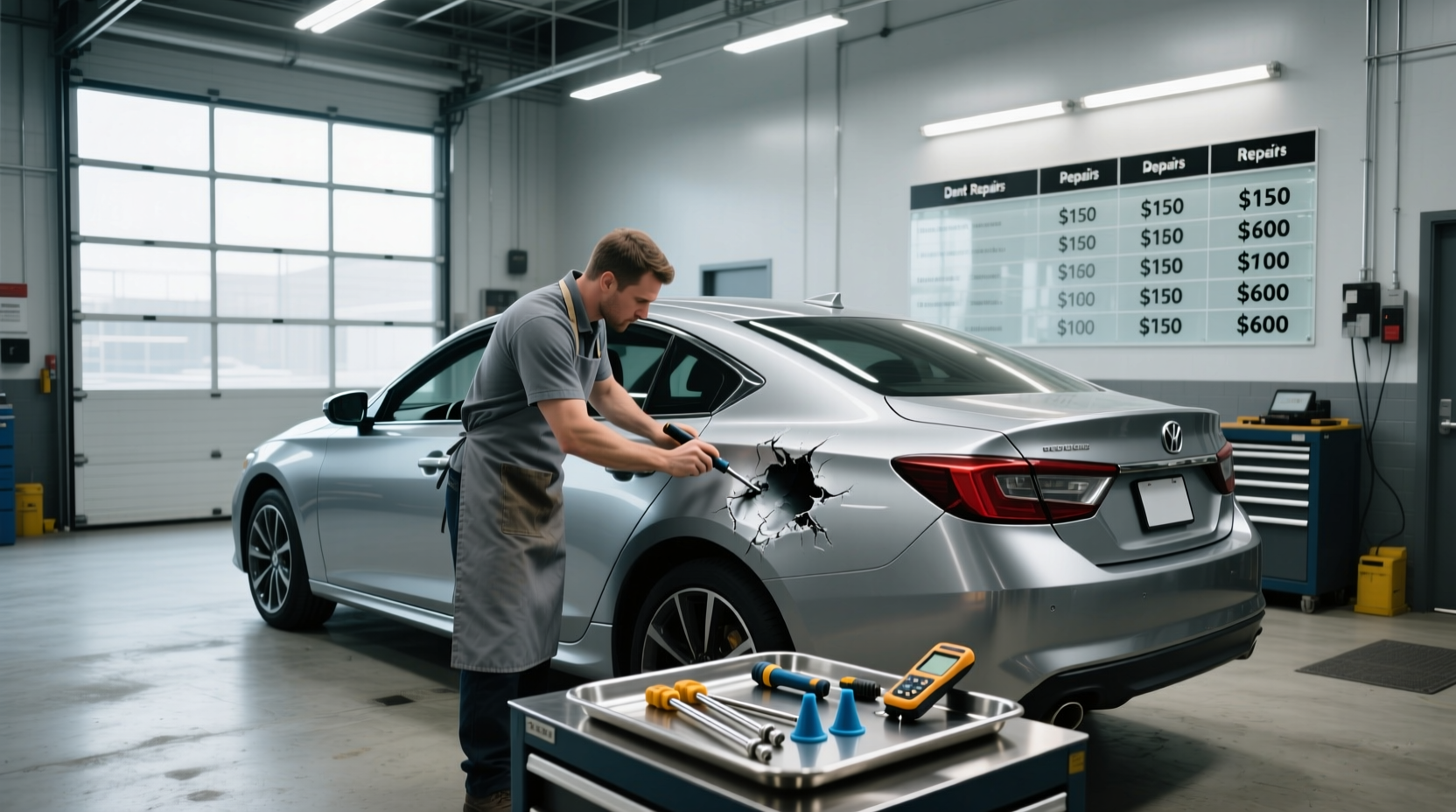 How to choose car body dent repair,How much does a dent cost to fix?