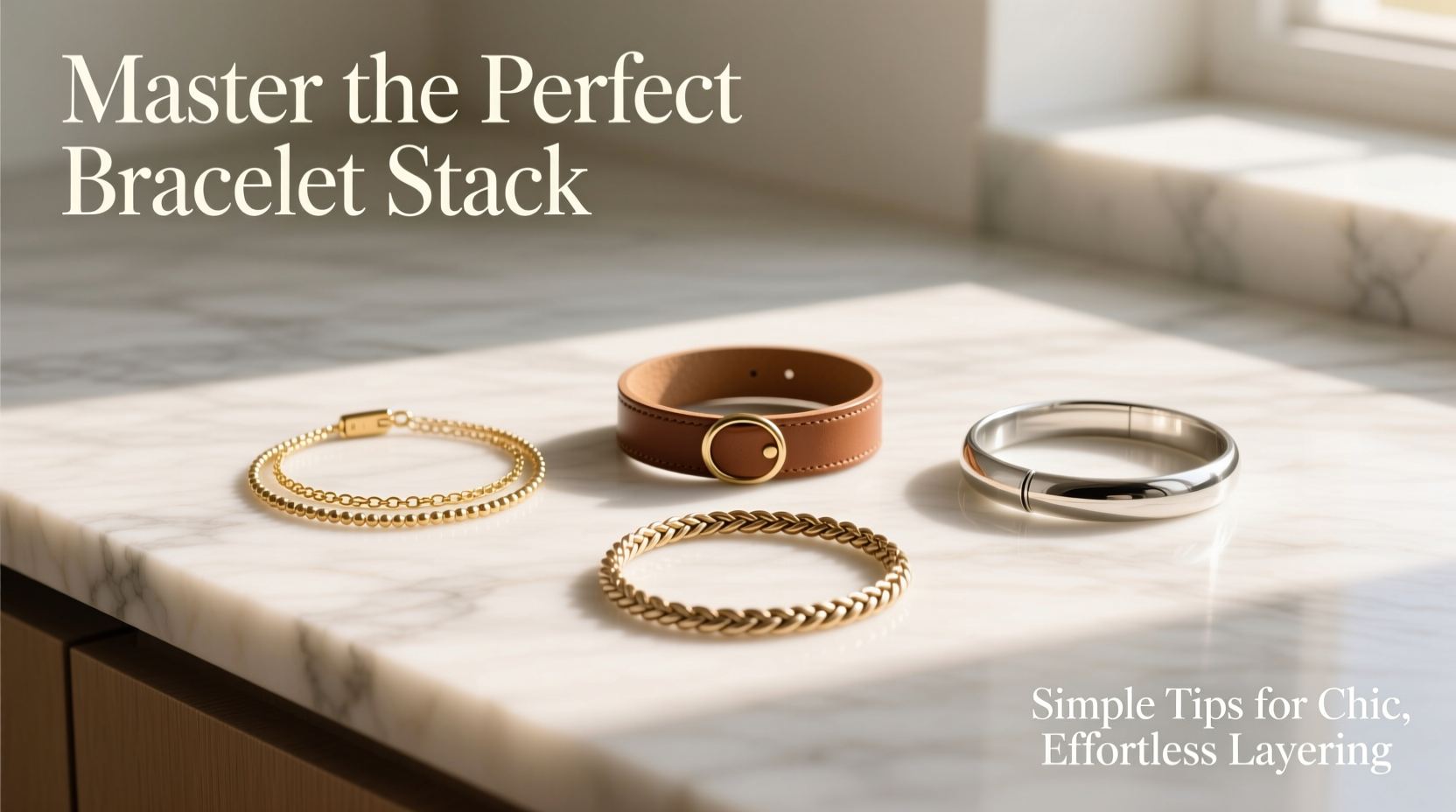 mastering the perfect bracelet stack simple tips to layer bracelets for a chic and effortless style