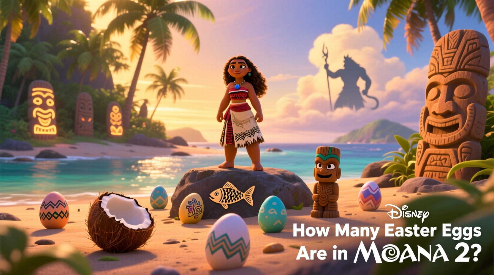 how many easter eggs in moana 2