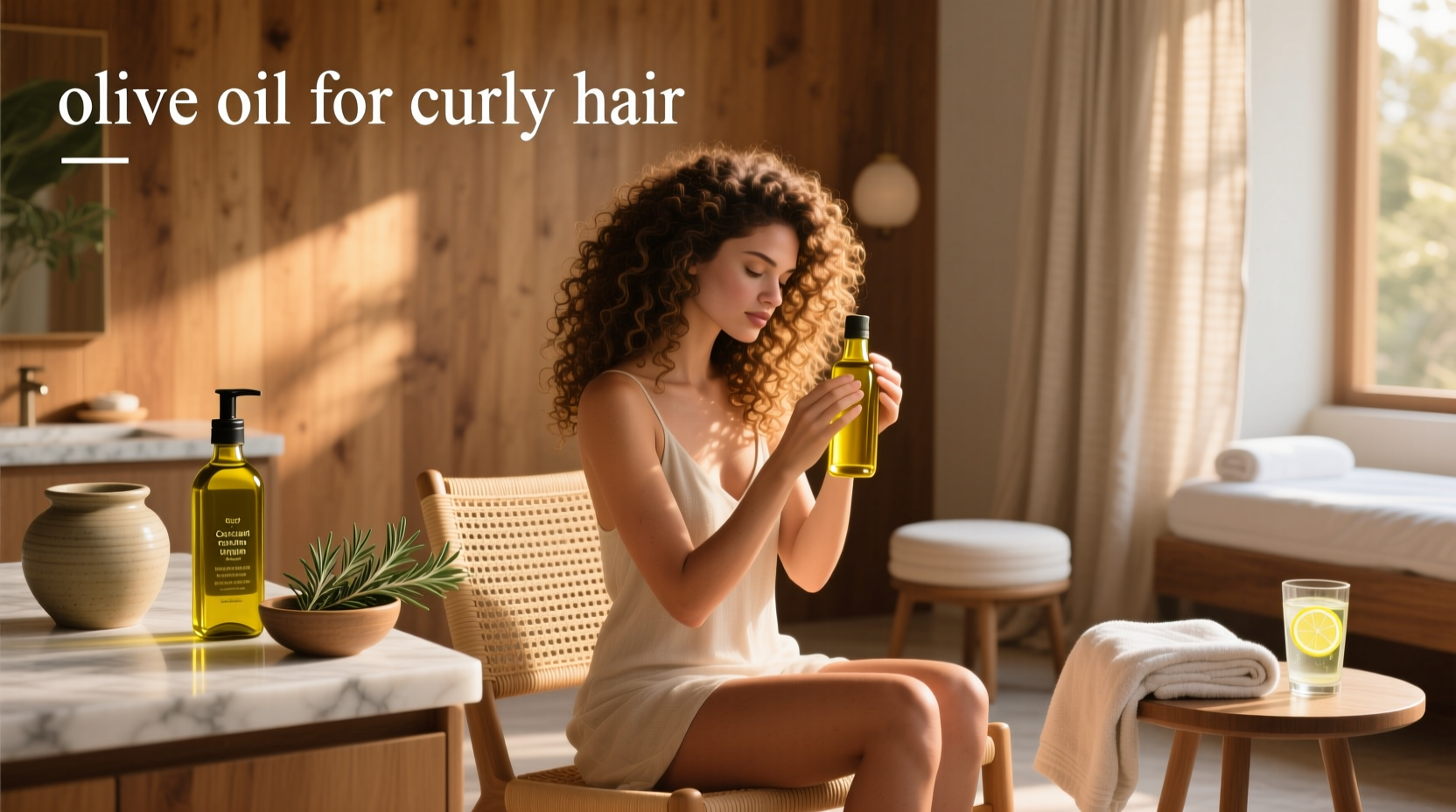 olive oil for curly hair benefits how to use