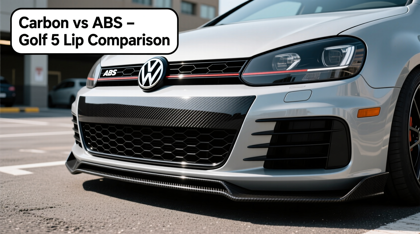 carbon vs abs golf 5 lip