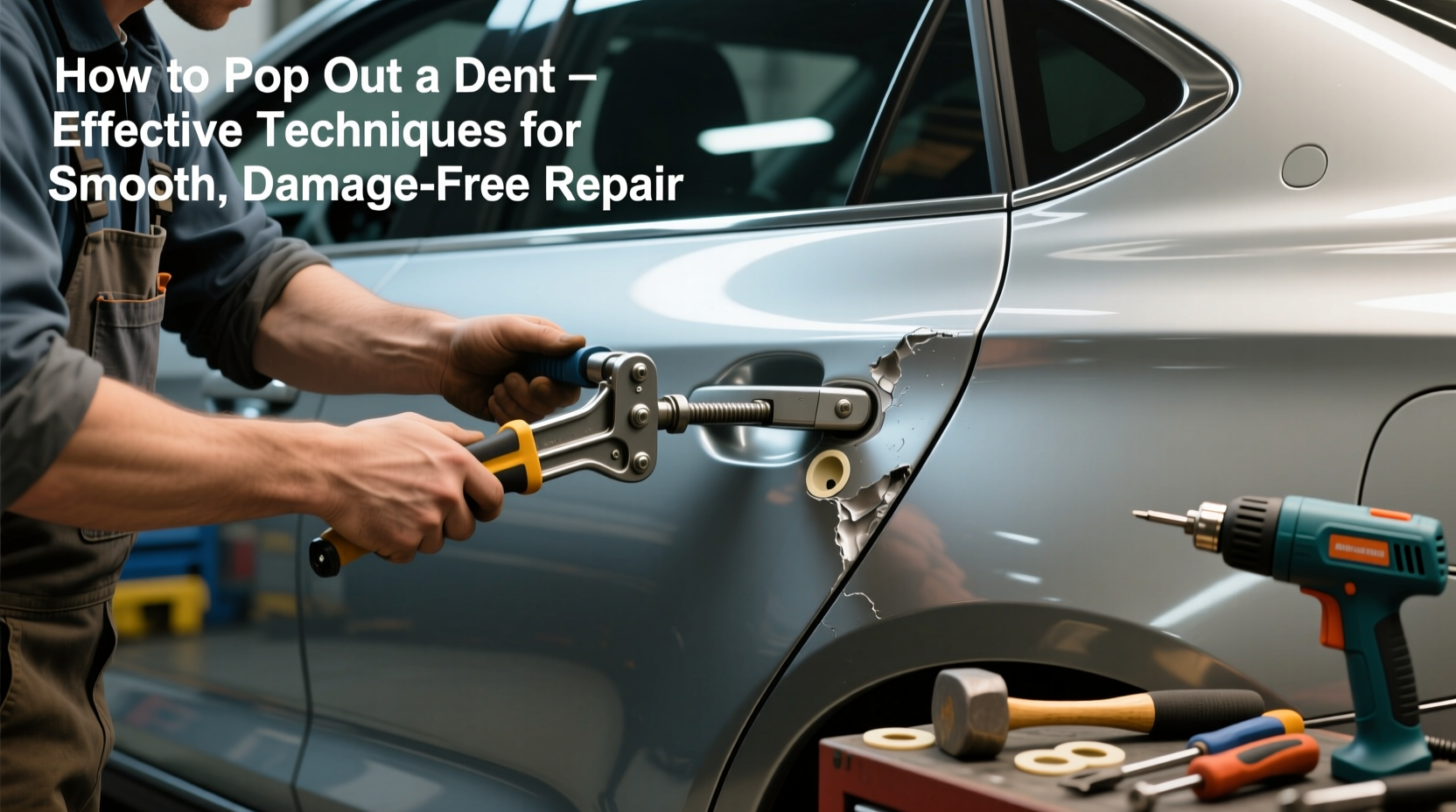 how to pop out a dent effective techniques for a smooth damage free repair