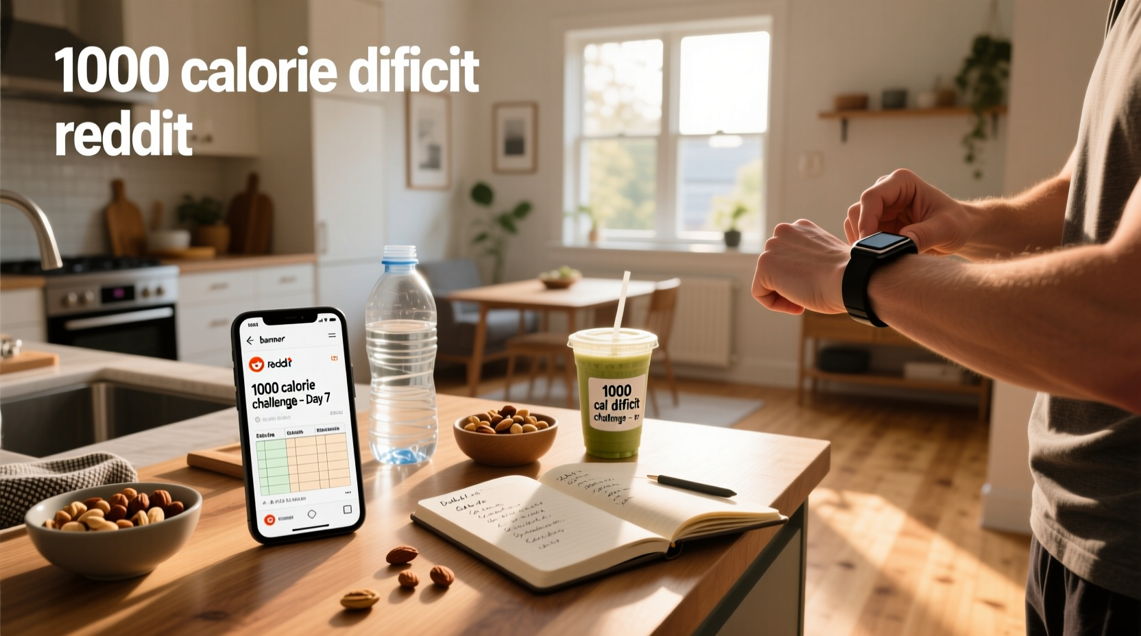 1000 calorie deficit is it safe effective 