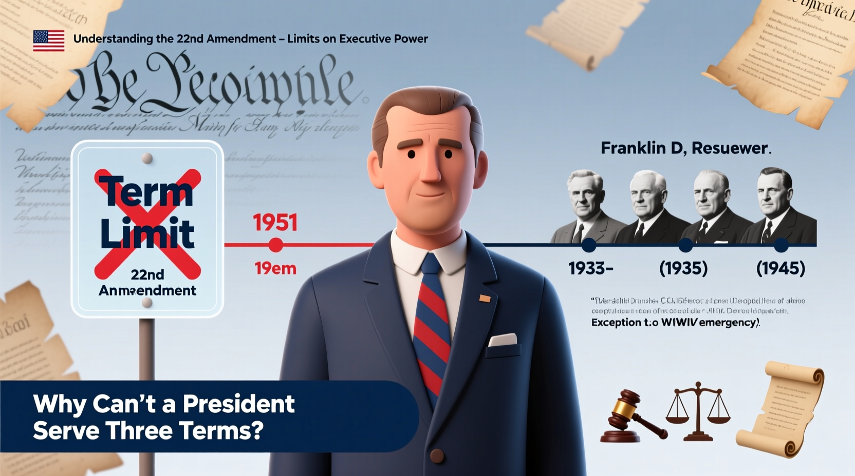 why cant a president serve 3 terms understanding term limits