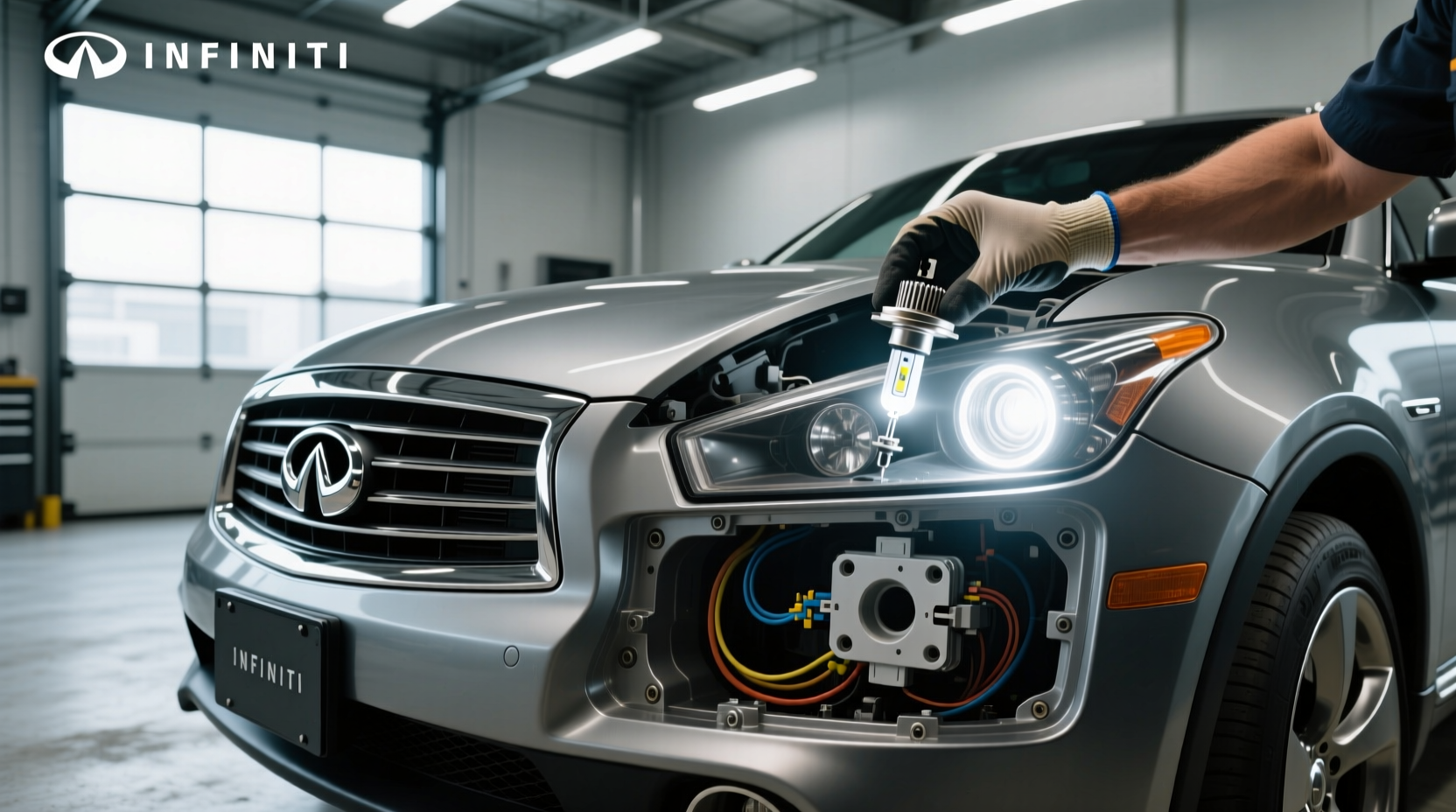 How to Replace Infiniti FX35 Headlight Bulb: Step-by-Step
