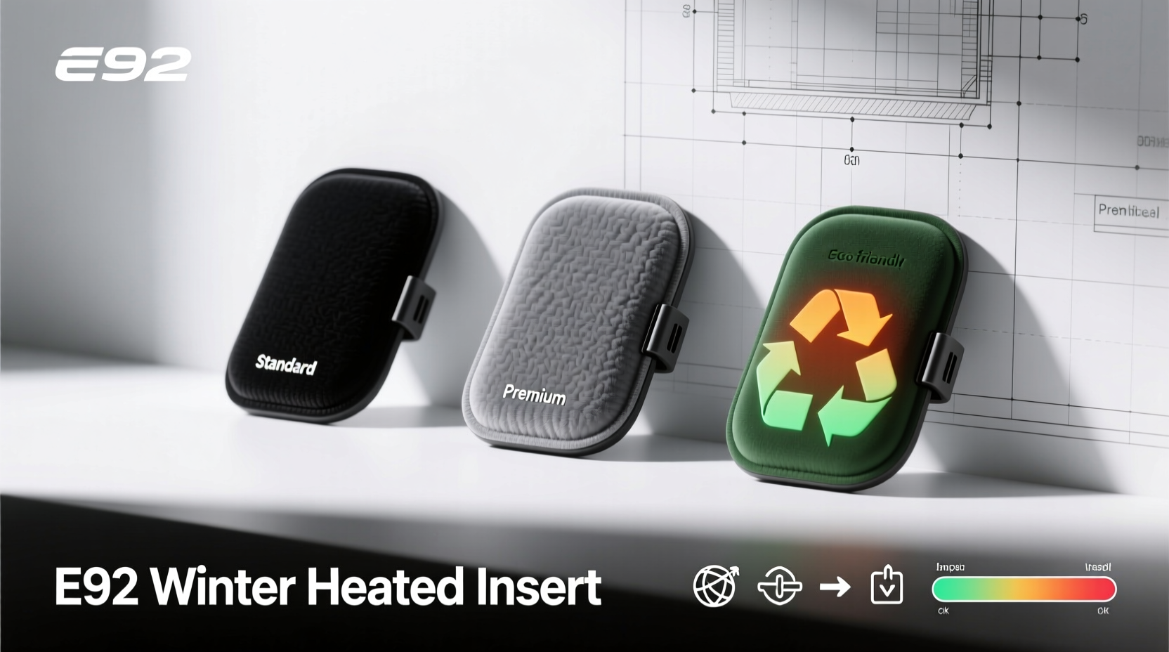 e92 winter heated inserts