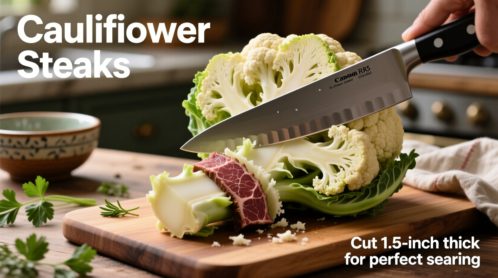 How to Cut Perfect Cauliflower Steaks: Step-by-Step Guide