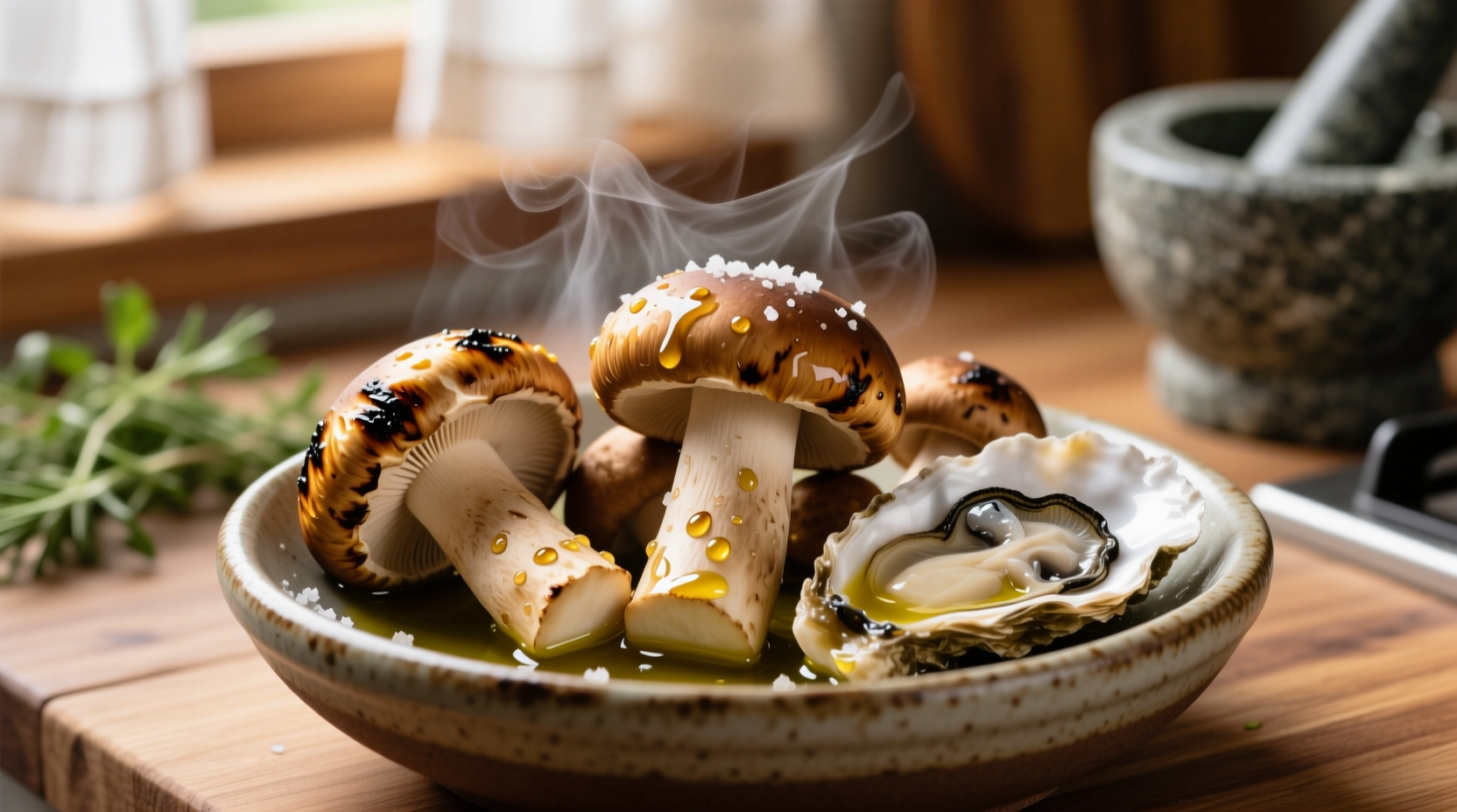 how to roast mushrooms
