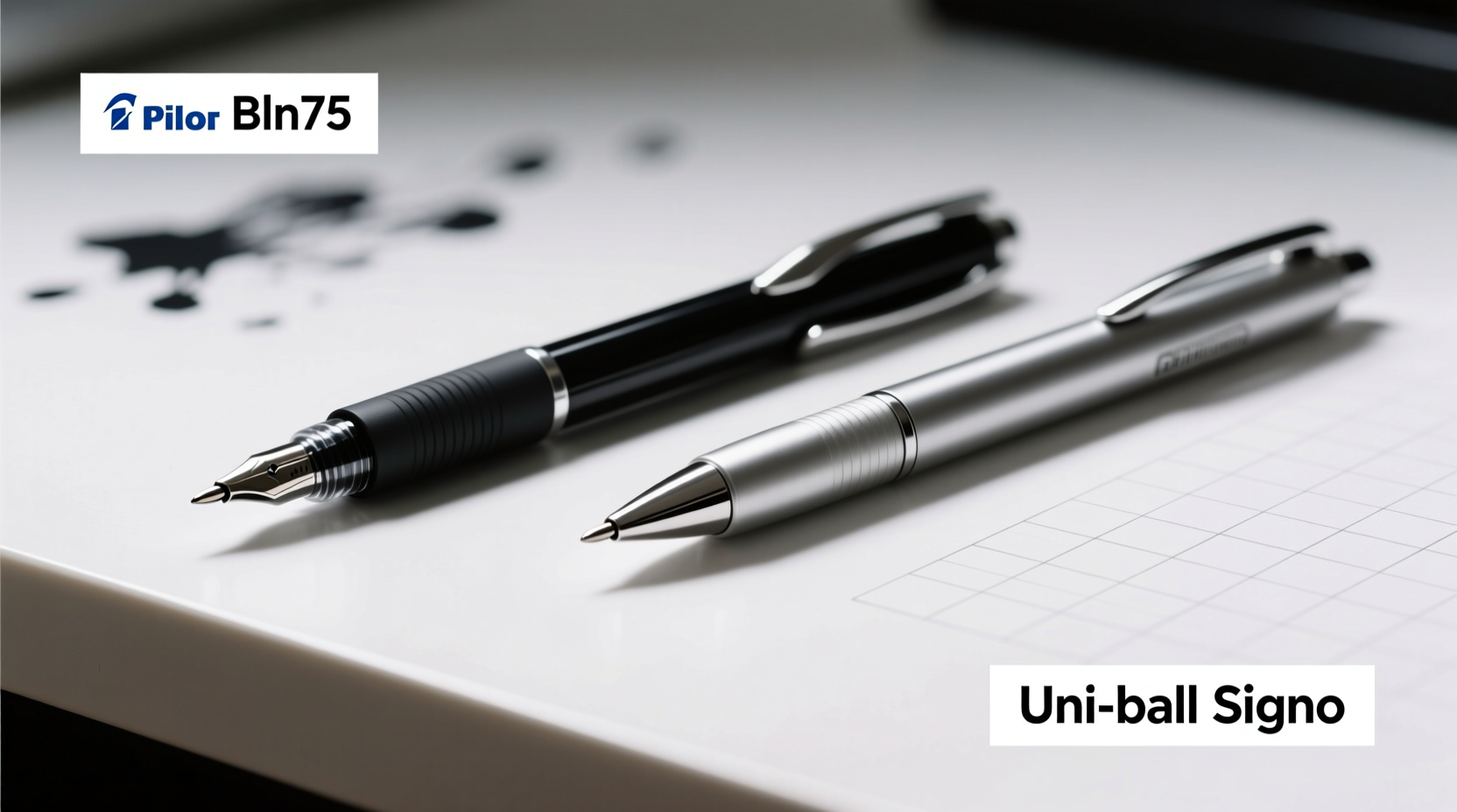 pilot bln75 vs uni ball signo is the hype around uni ball really justified