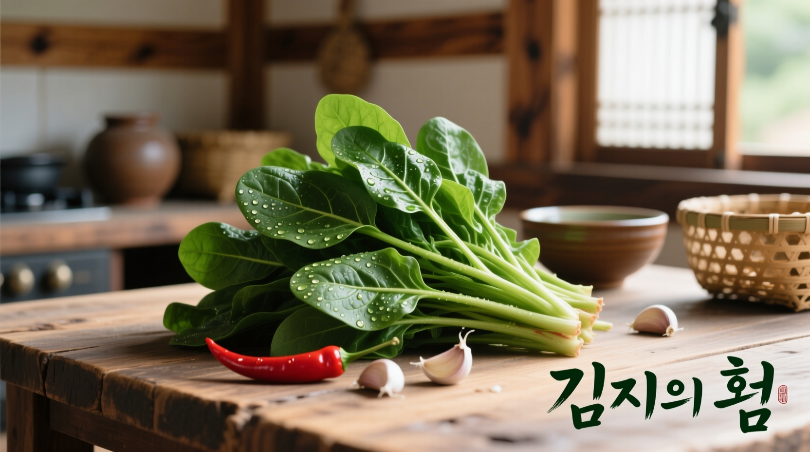 spinach korean