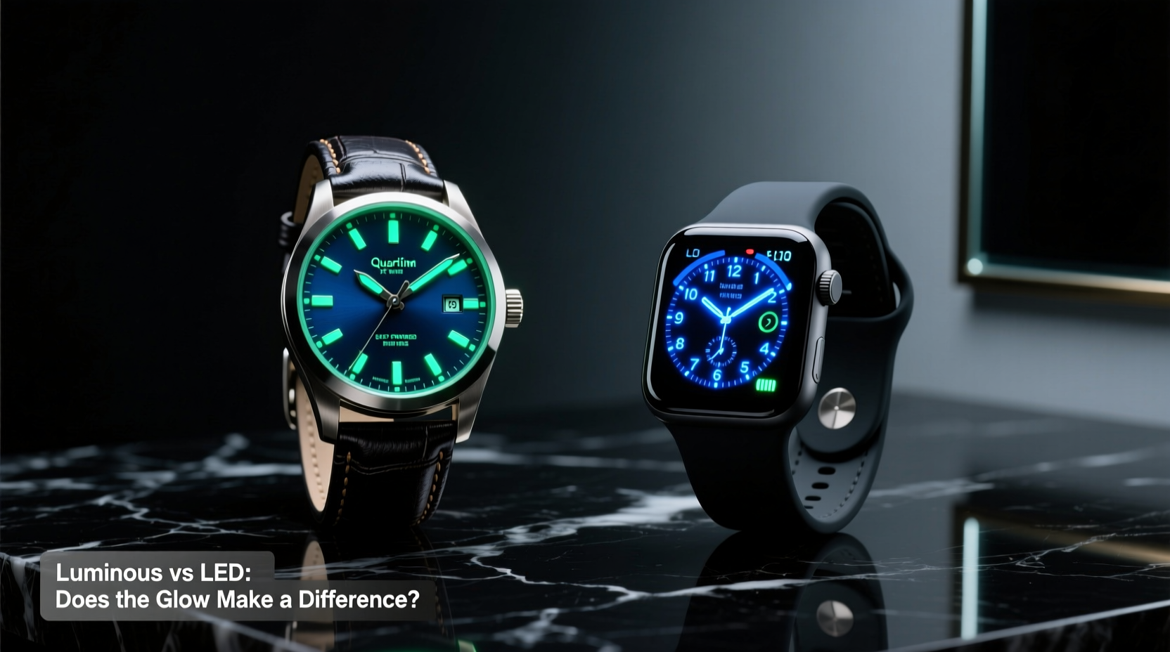 luminous vs led watch does the glow really make a difference or is it just a gimmick