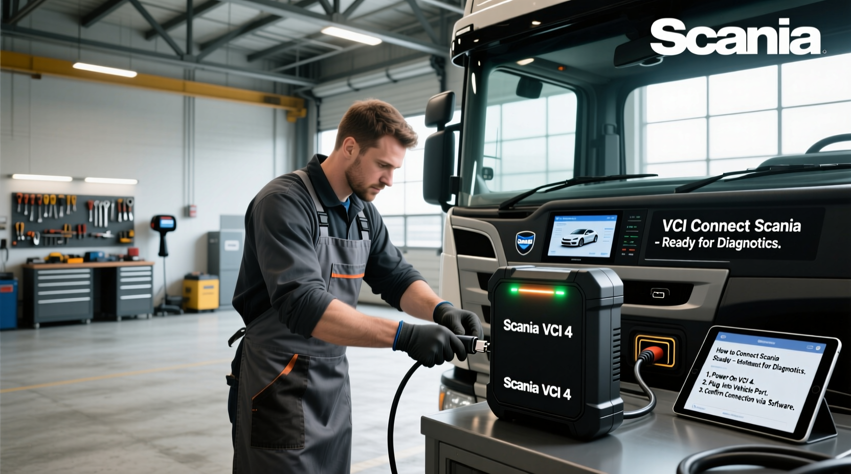 How to choose Scania VCI, How to connect Scania VCI 4? Buying Guide