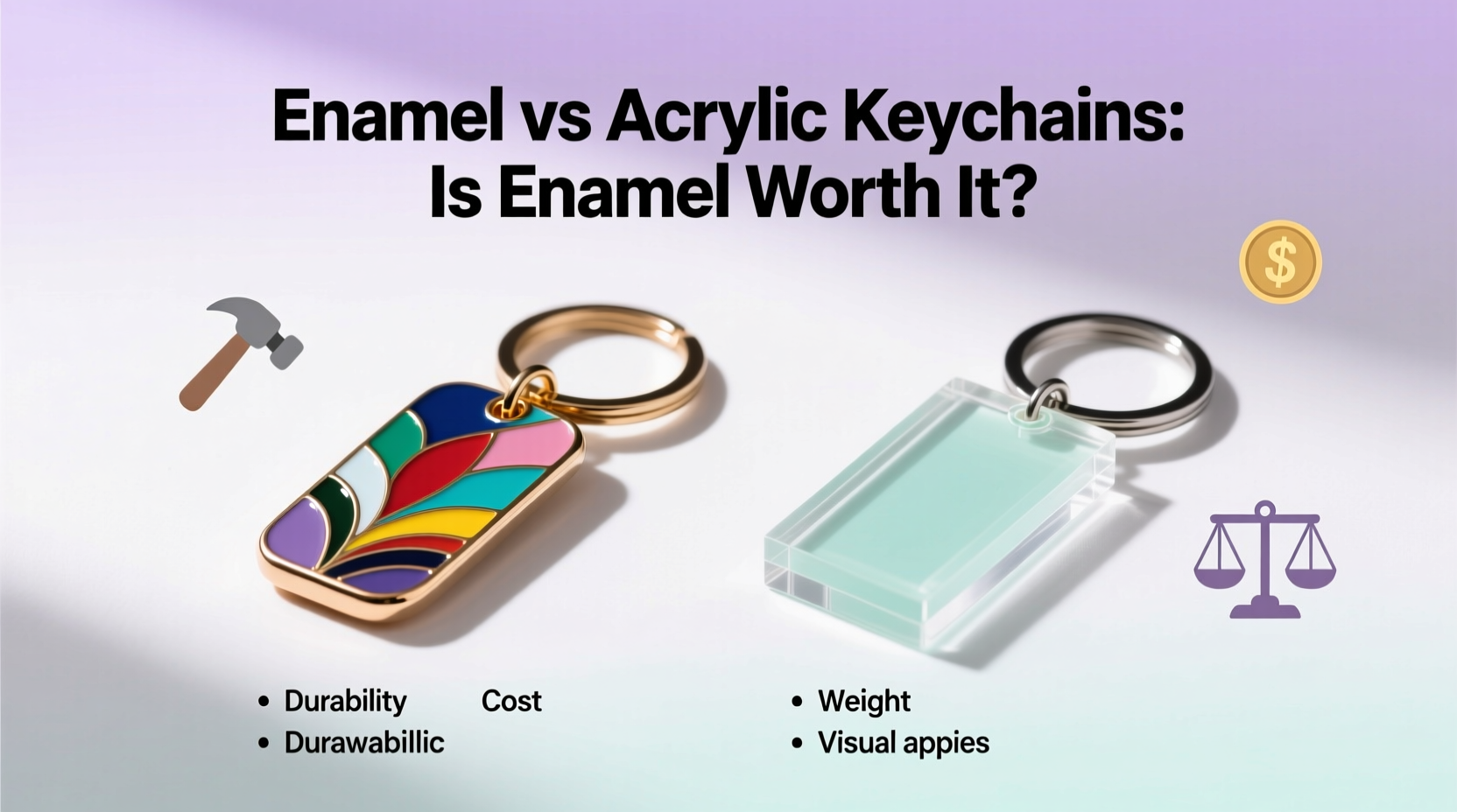 enamel vs acrylic keychains are enamel keychains really worth the extra money
