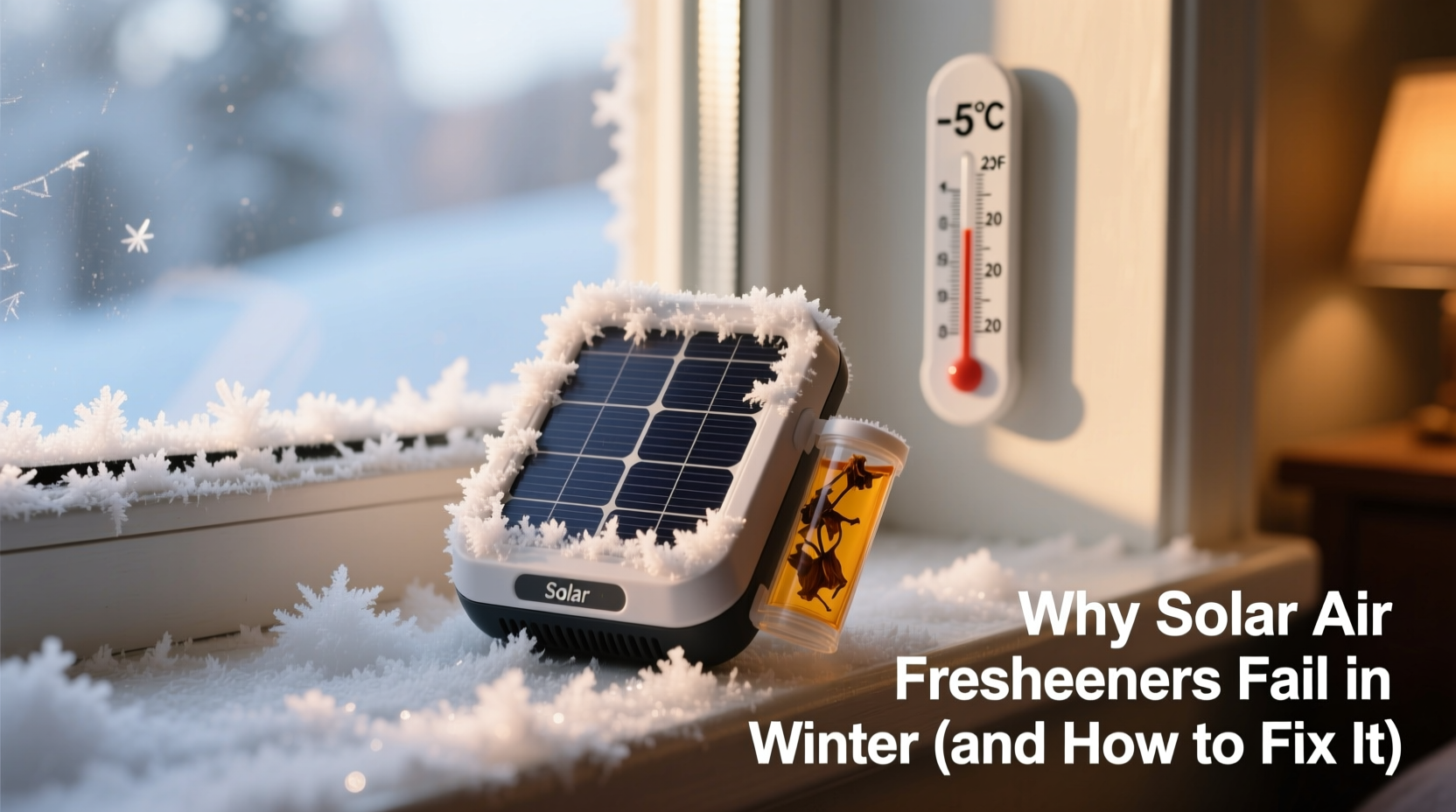solar air freshener winter failure
