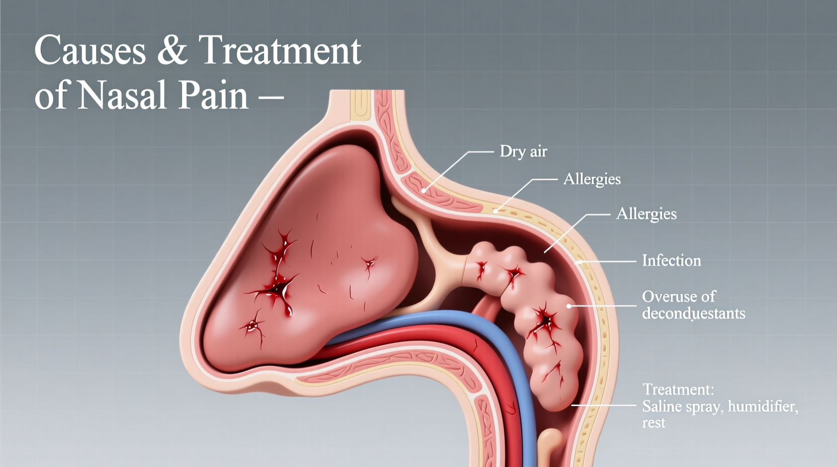 why does the inside of my nose hurt causes treatment 2