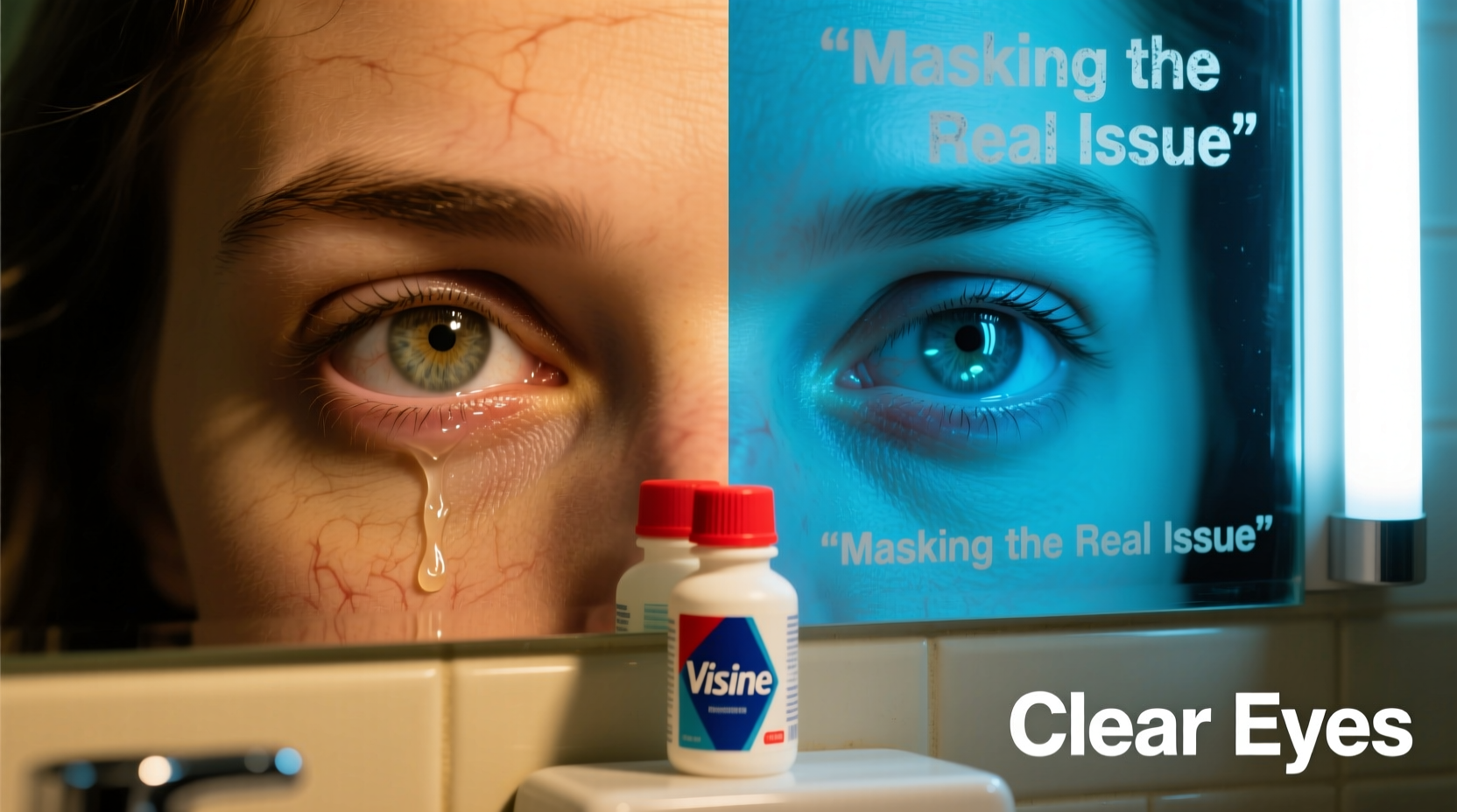 clear eyes vs visine for redness are people just masking a bigger problem
