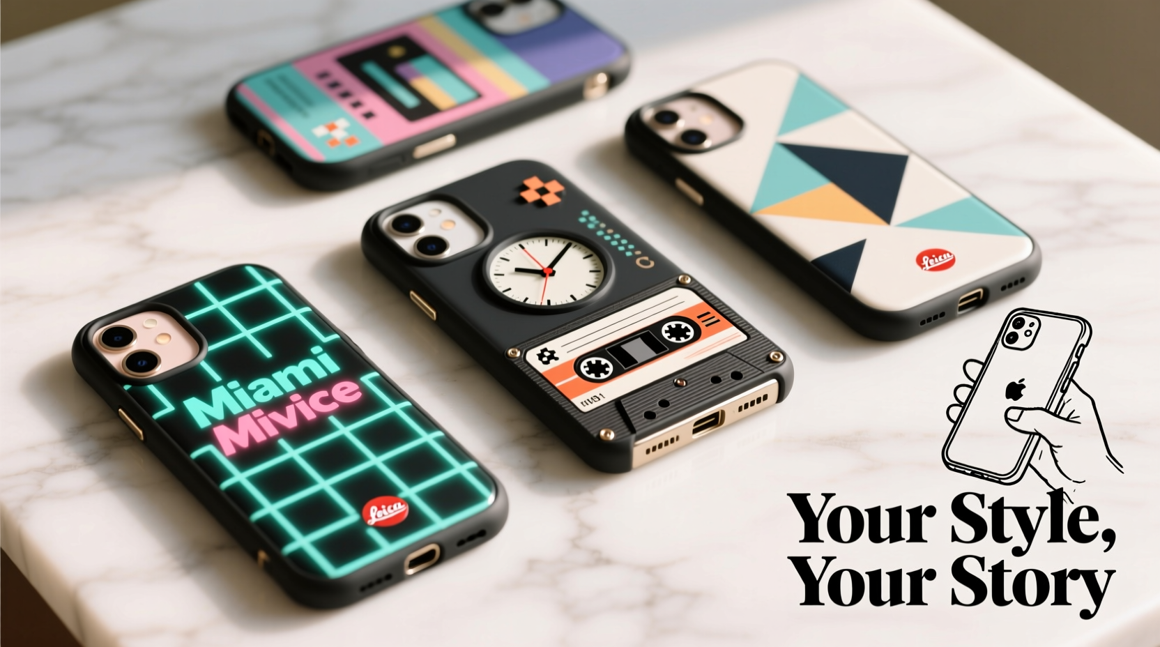 how to choose and style retro iphone cases to express your personal flair