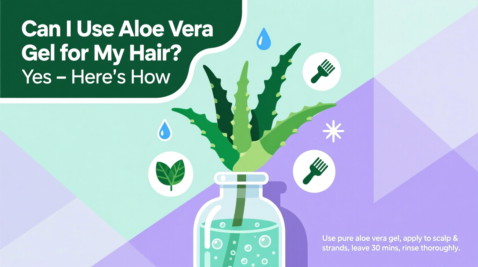 can i use aloe vera gel for my hair