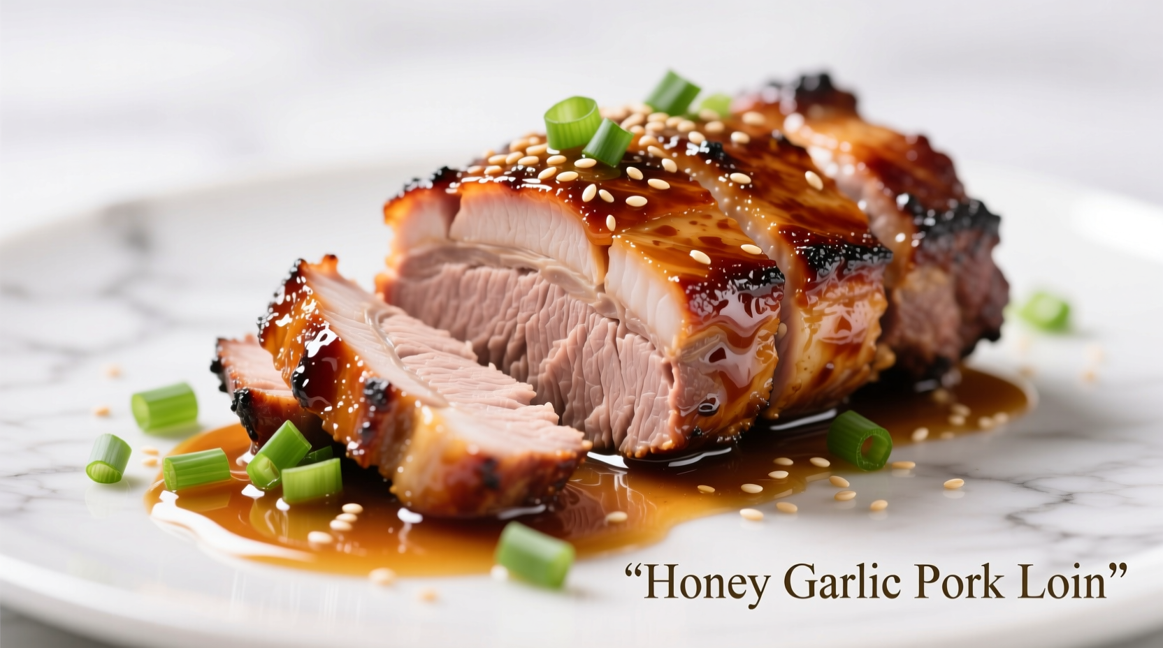 honey garlic pork loin