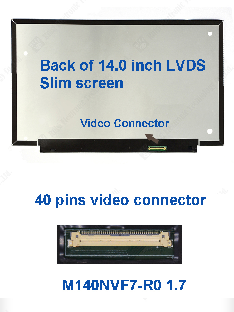 Dalle écran M140NVF7 R0 - 14" FHD IPS 120Hz - Pour Remplacement écran Portable - Neuf