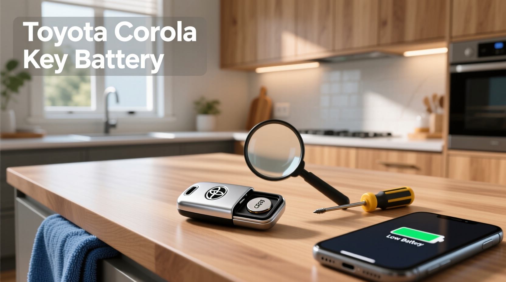 How to Replace Toyota Corolla Key Fob Battery