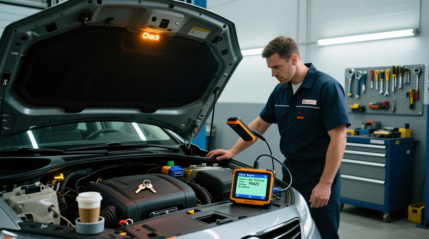 can car pass inspection with check engine light on