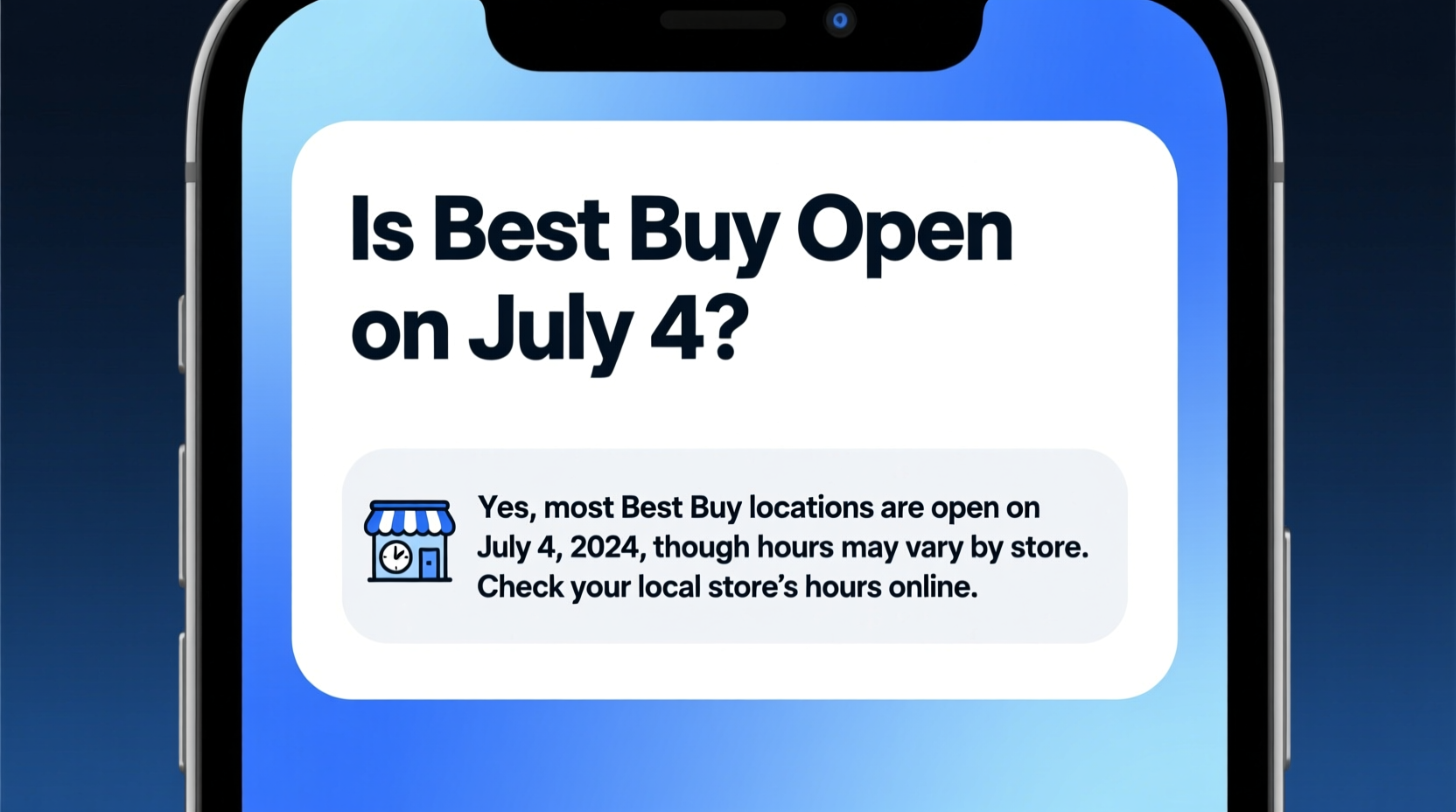 is best buy open on july 4