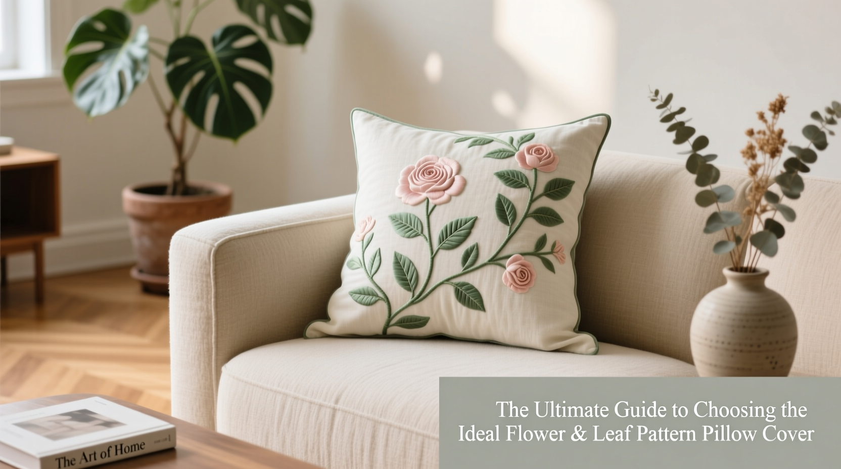 the ultimate guide to choosing the ideal flower and leaf pattern pillow cover for your home