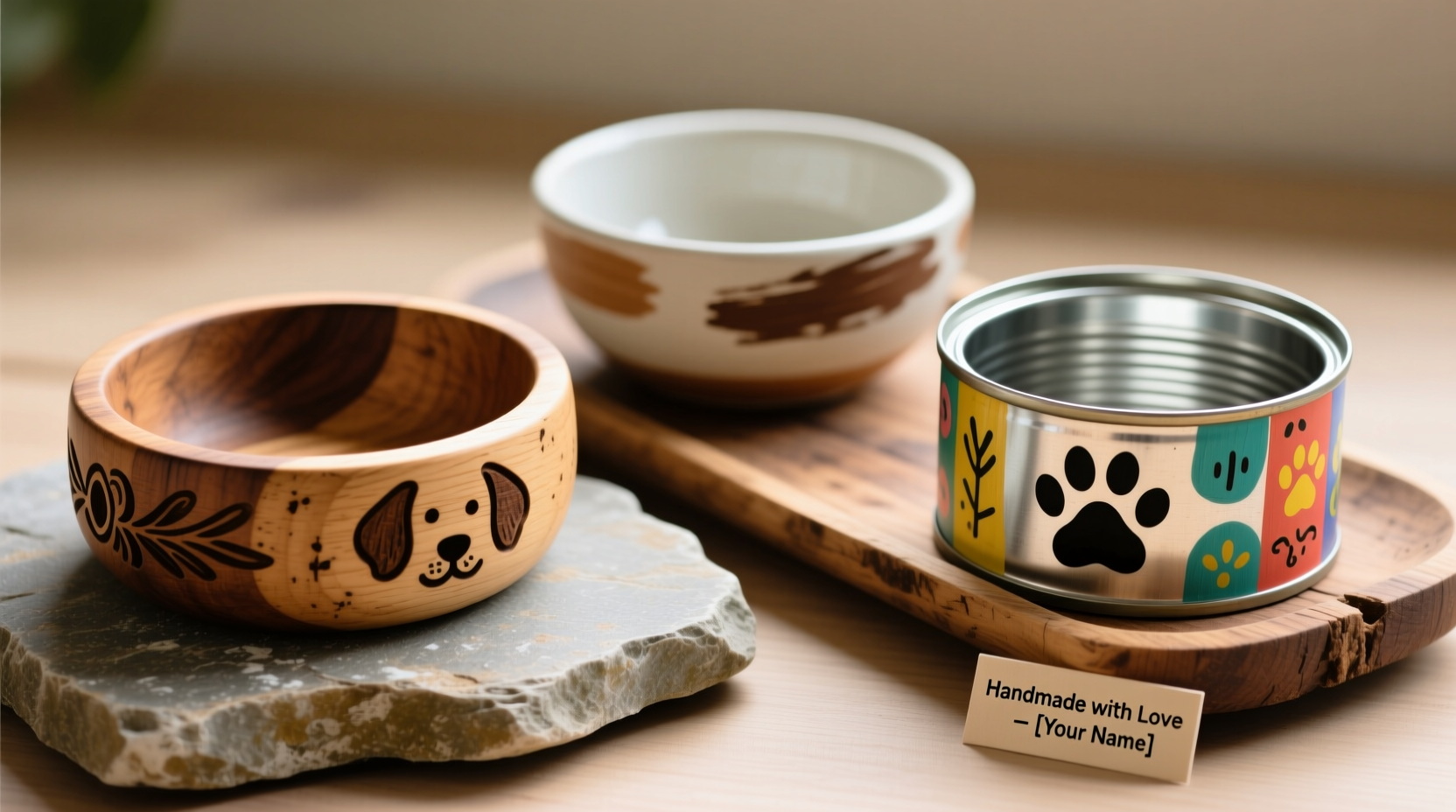 creative and easy diy homemade dog bowls for every budget and style