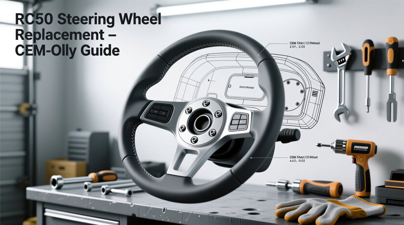 rc350 steering wheel replacement