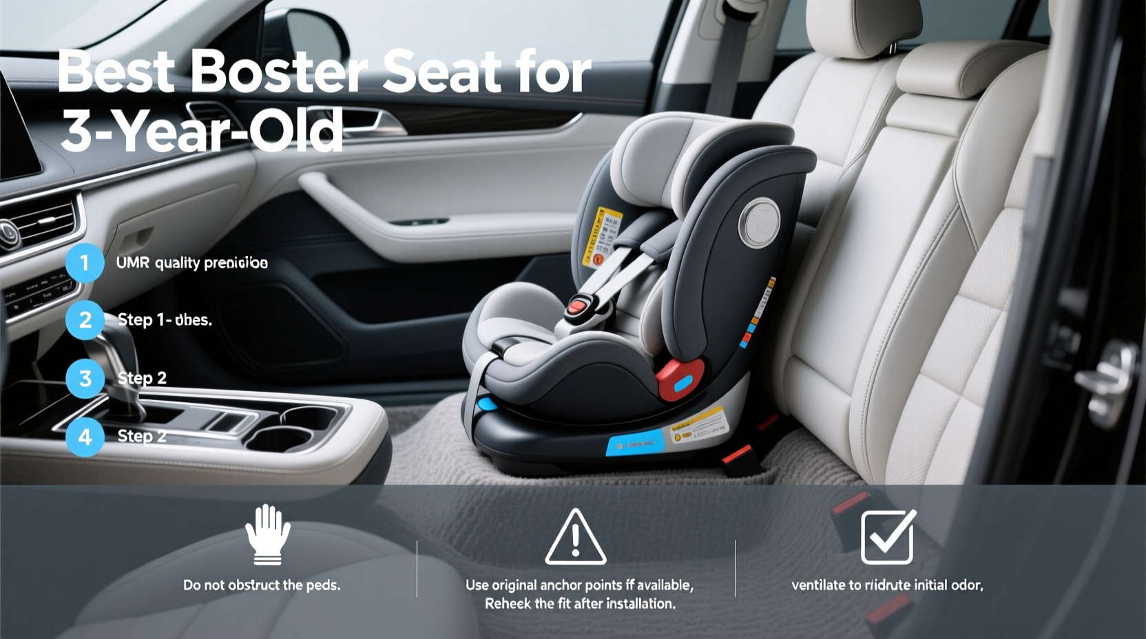 best booster seat for a 3 year old