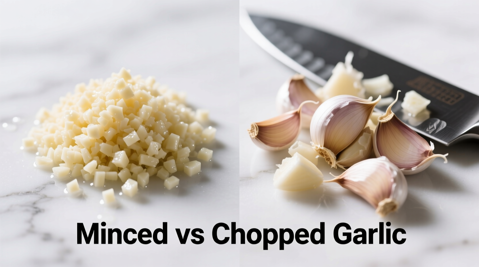 minced vs chopped garlic