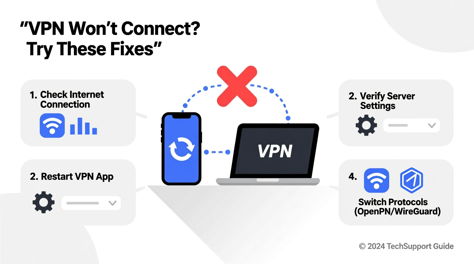 vpn wont connect troubleshoot connection issues solutions