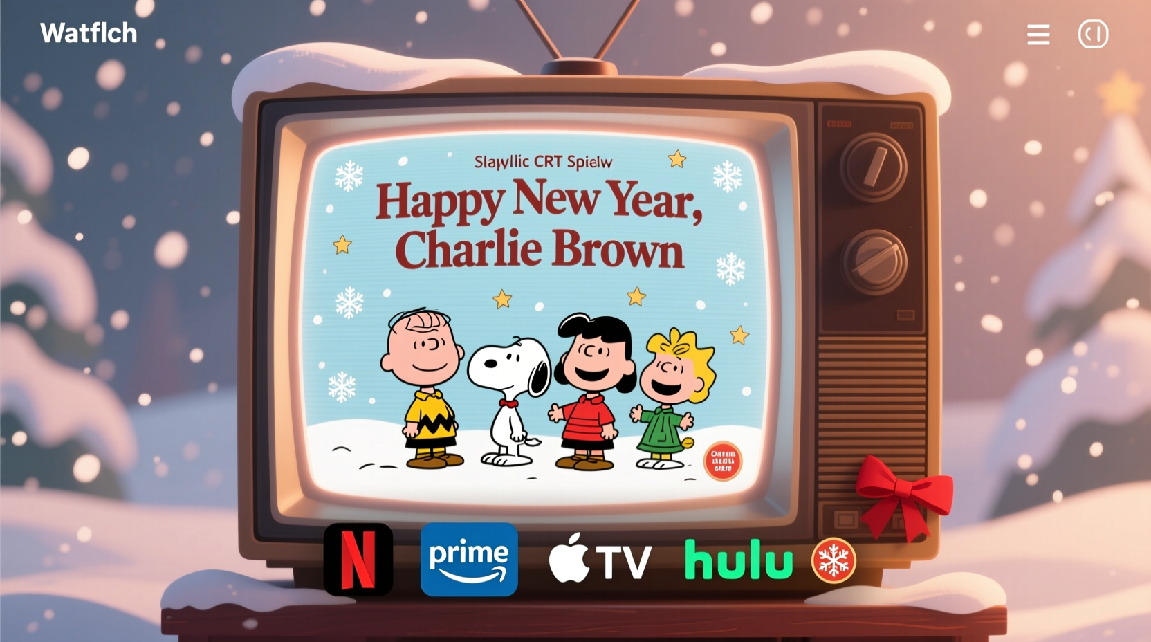 where to watch happy new year charlie brown