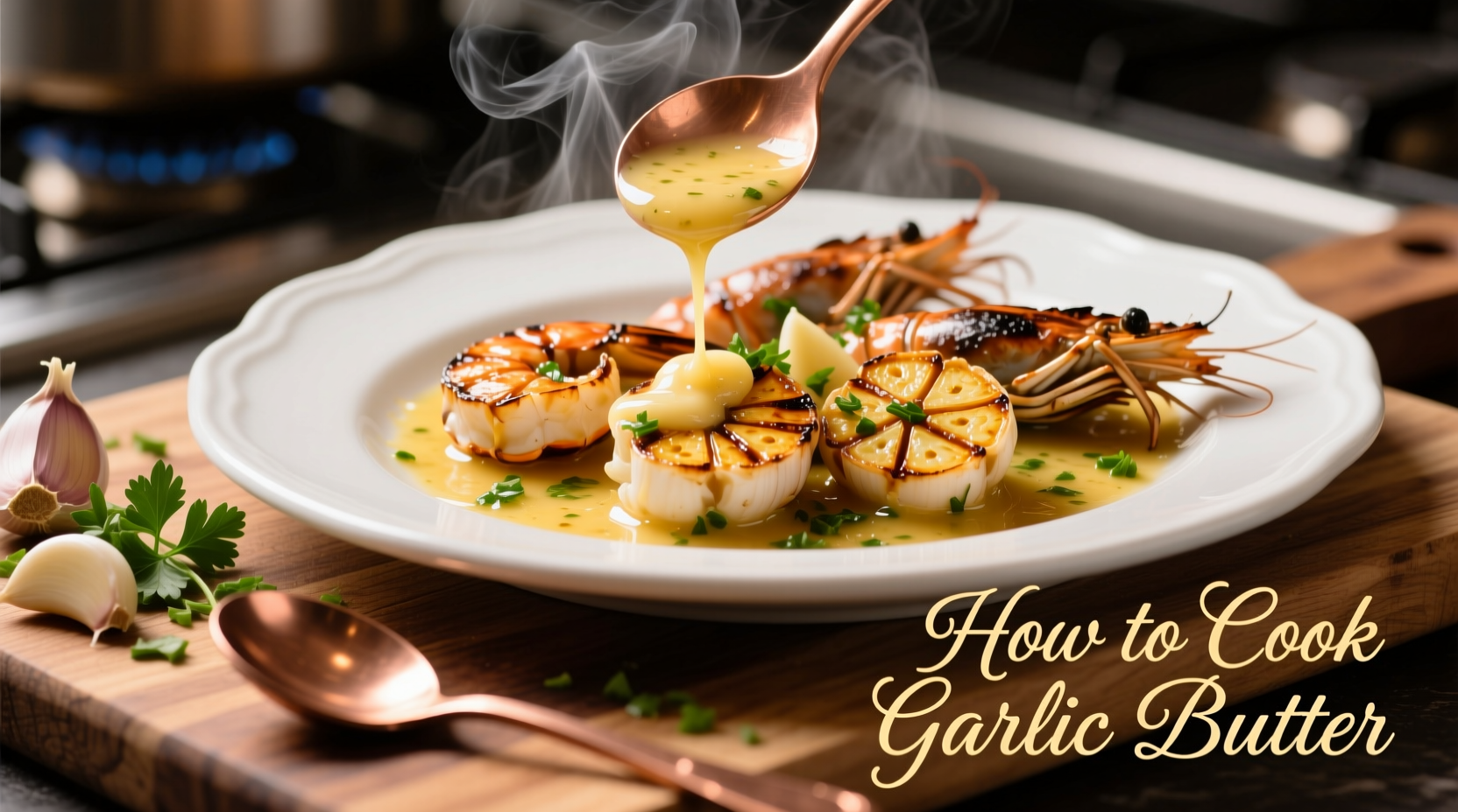 how to cook garlic butter