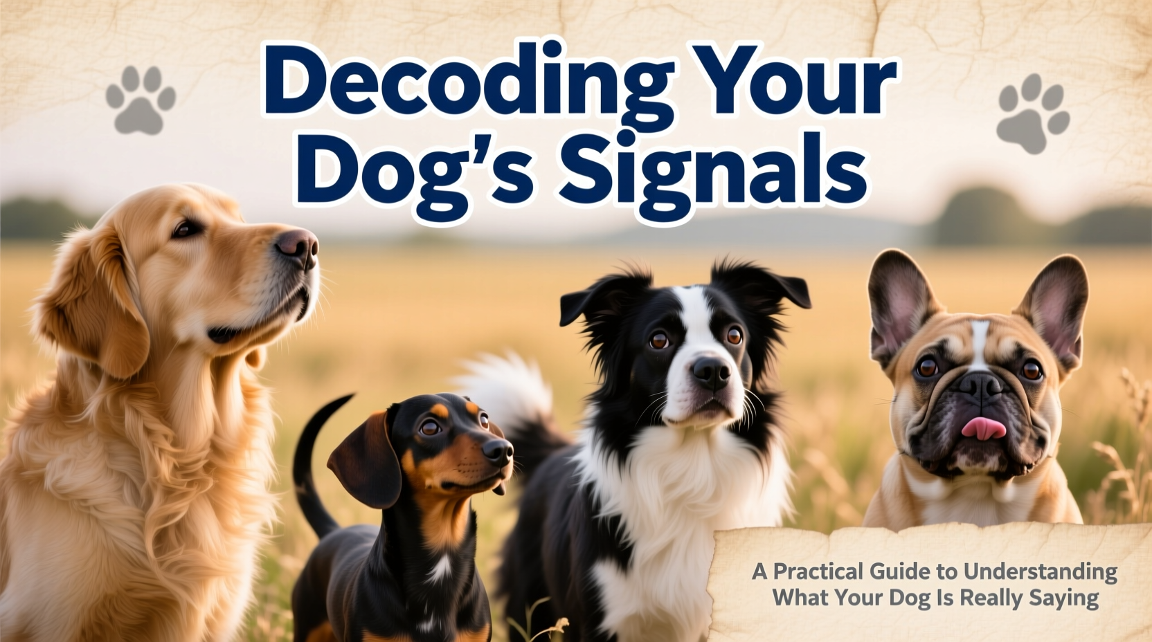 decoding your dogs signals a practical guide to understanding what your dog is really saying