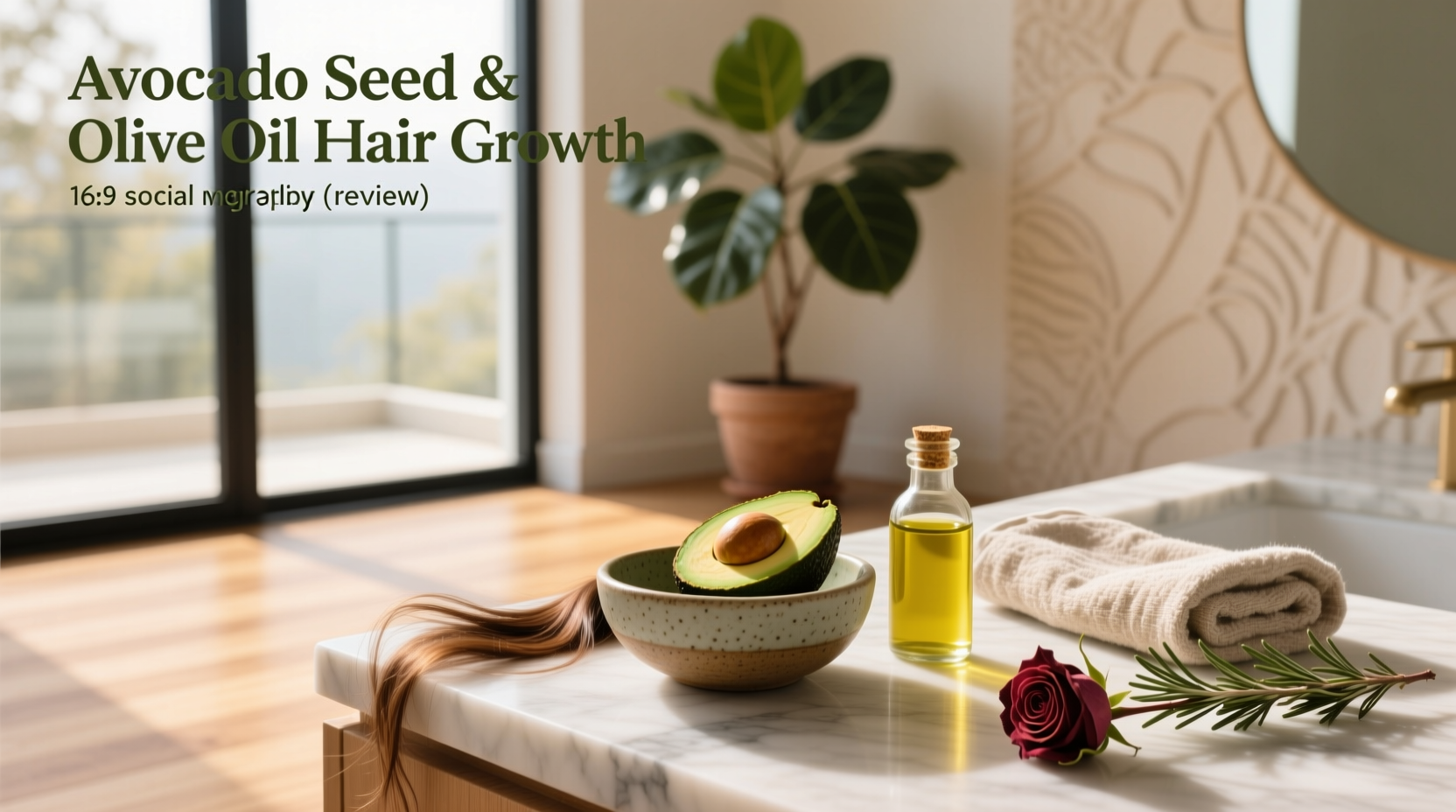 avocado seed olive oil for hair growth