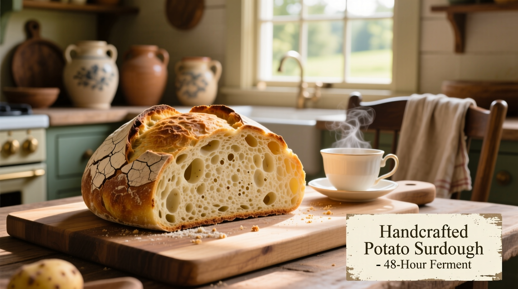 potato sourdough bread