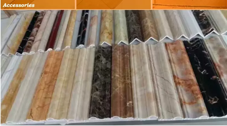1220x2800mm PVC Marble Composite Tile Translucent Pvc Uv Sheet