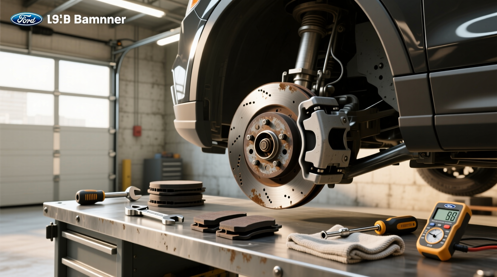 2018 ford escape brake pads rotors guide