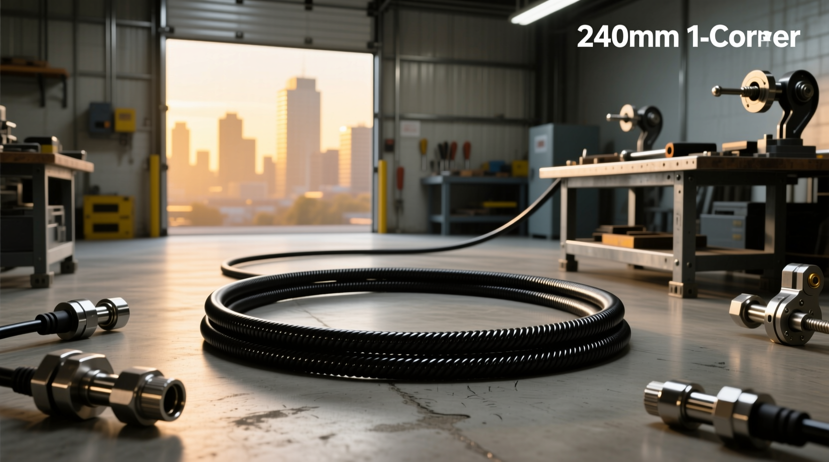 240mm 1 core flexible cable guide