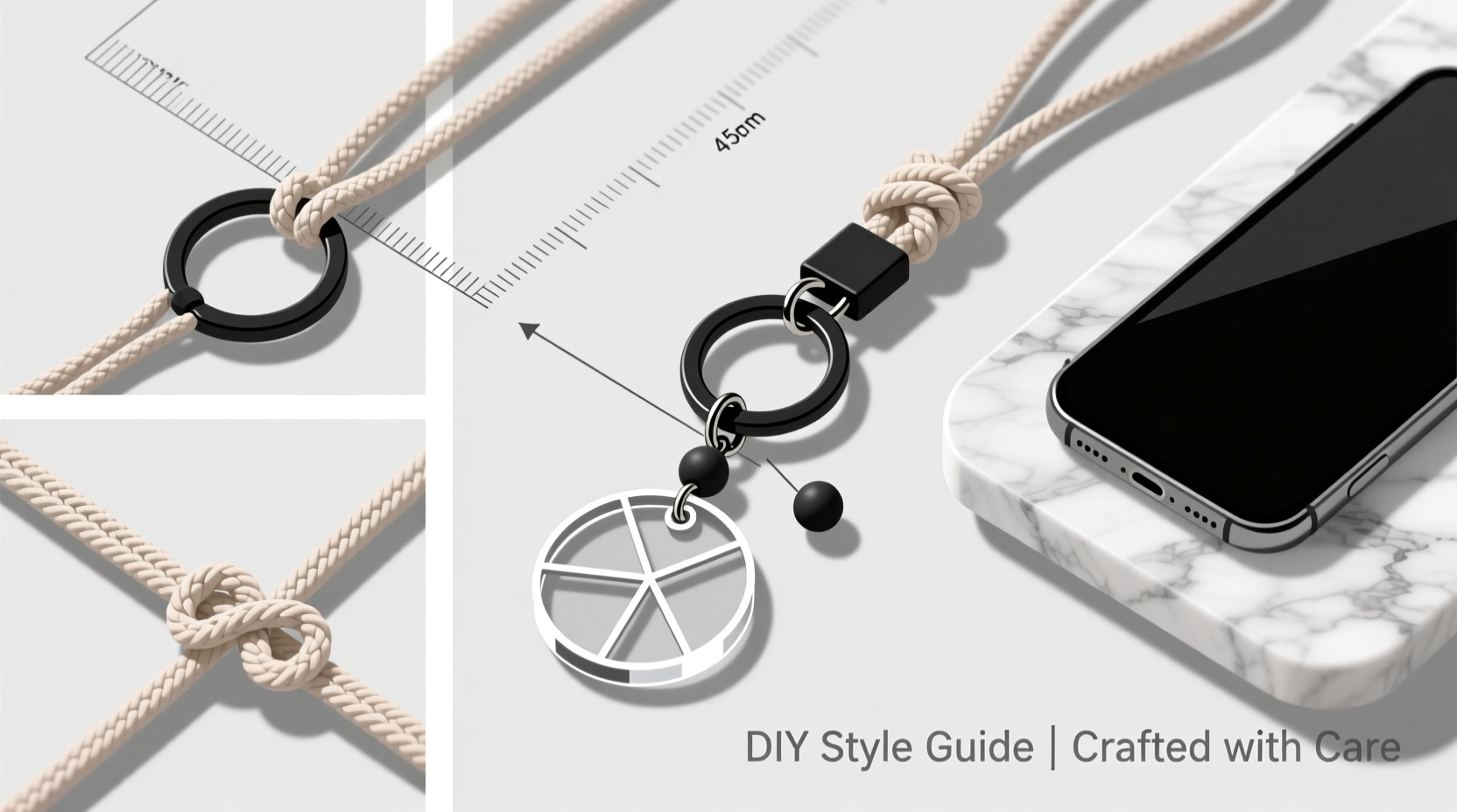 creative guide how to make a stylish phone charm lanyard step by step