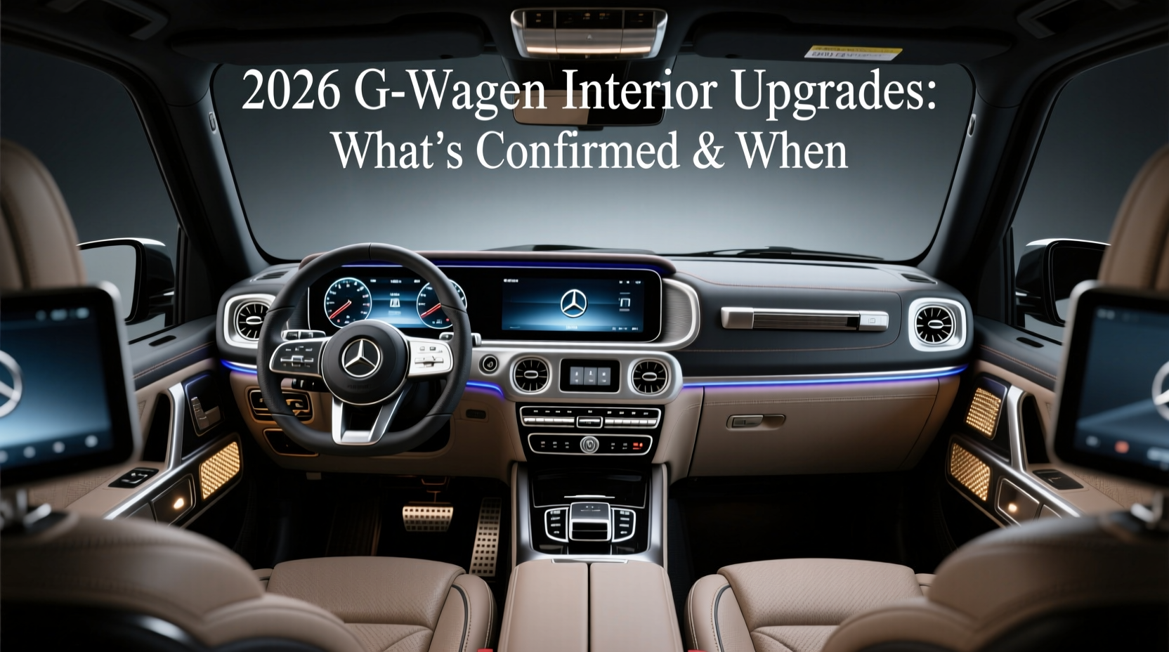 2026 g wagon interior upgrades