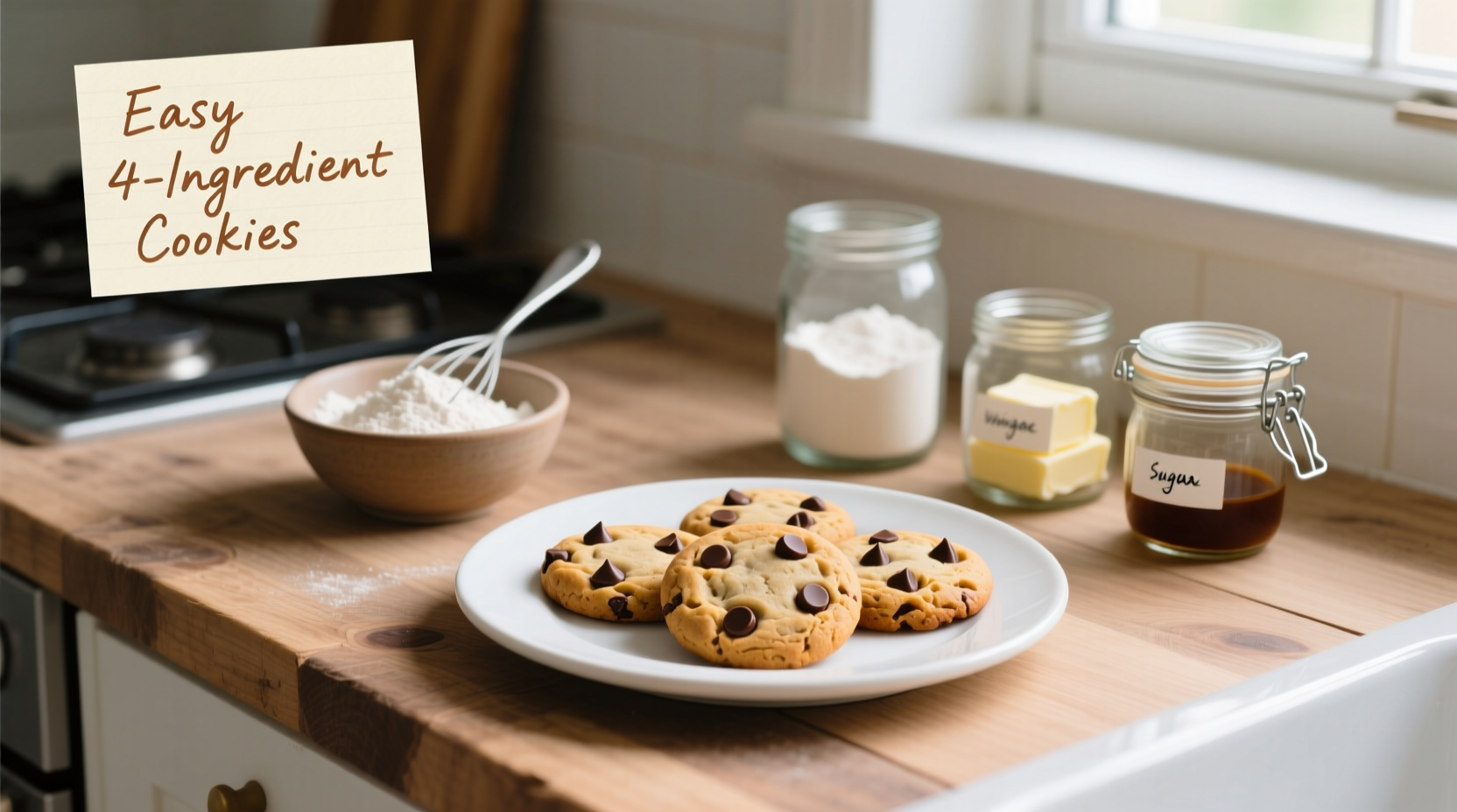 simple and best easy cookie recipes with few ingredients for quick baking